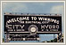  Postcard Osborne Street bridge 1940 04-618 and Record Control Centre City of Winnipeg Archives