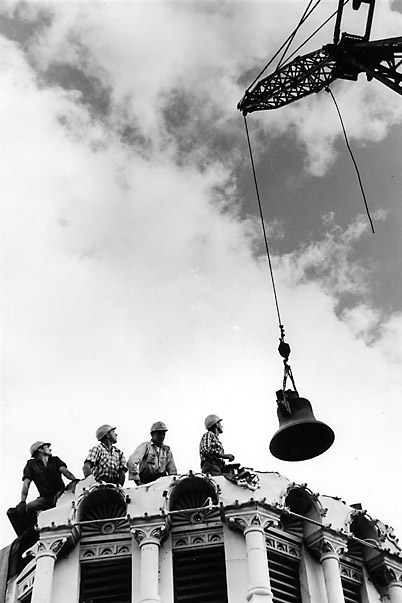  City Hall bell addition. 1961 05-083