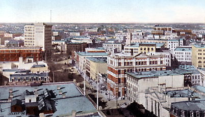  Valentine & Sons Co. postcard north McArthur Building 1915 09-224
